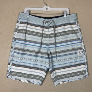 Vissla Short Mens 34 Multicolor Swim‎ Trunk Board Shorts Pocket Adult